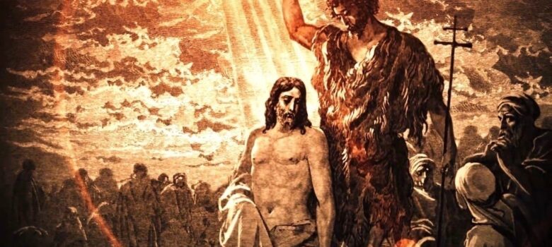 Ivan Krstitelj i Isus Krist, prema Gustaveu Dorreu