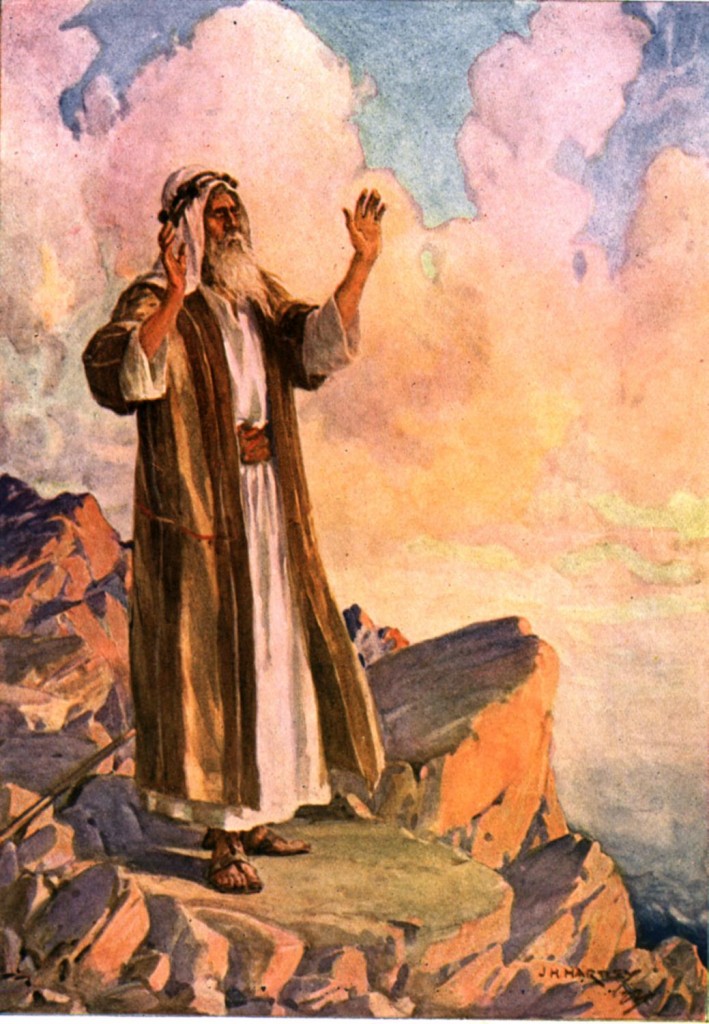 J. H. Hartley (1922.), Mojsije u molitvi