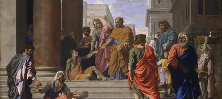 Nicolas Poussin, Petar i Ivan liječe hromoga prosjaka (1655.)