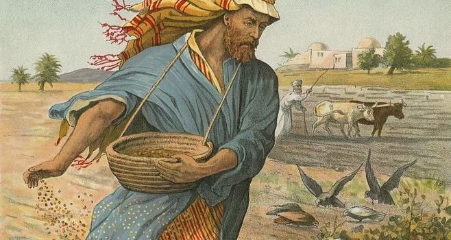 Sijač sije sjeme - Stara engleska škola