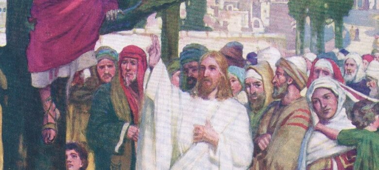 William Henry Margetson, Zakej (Thomas Nelson, Knjiga biblijskih slika, oko 1950.)