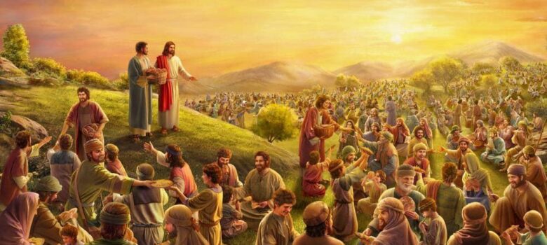 Isus čudesno hrani mnoštvo