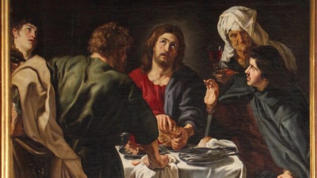 Rubens, Večera u Emausu (1611.) - crkva sv. Eustahija, Pariz